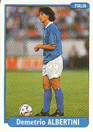 Demetrio Albertini Italy samolepka DS EUROfoot 96 #189